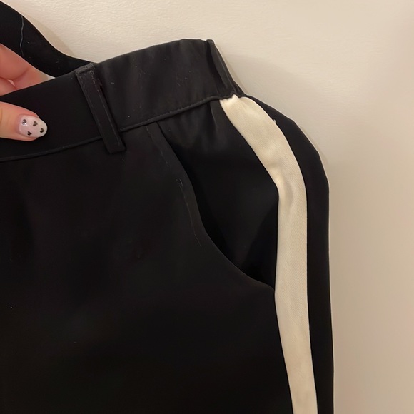 Black dress pants white stripe - Picture 4 of 5